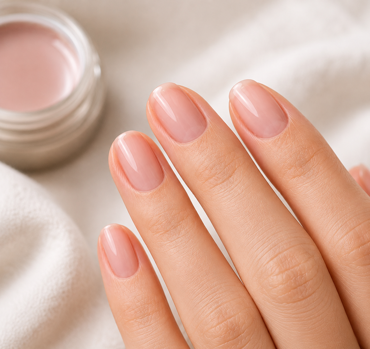 BIAB on natural nail